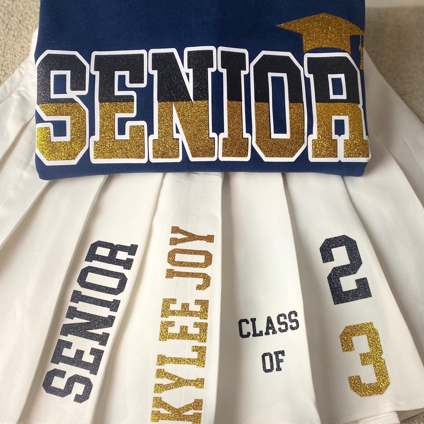 Personalized Senior Skirt Set / Graduation skirt set 2025