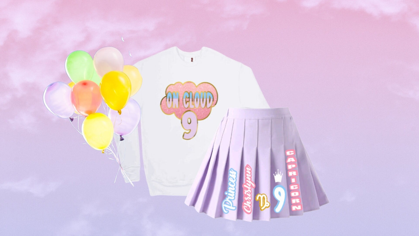 On cloud 9 Birthday Set