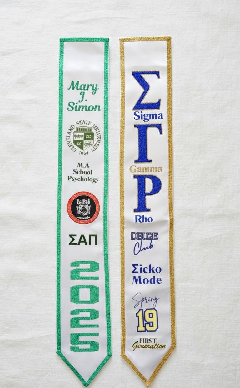 Custom Graduation Stole