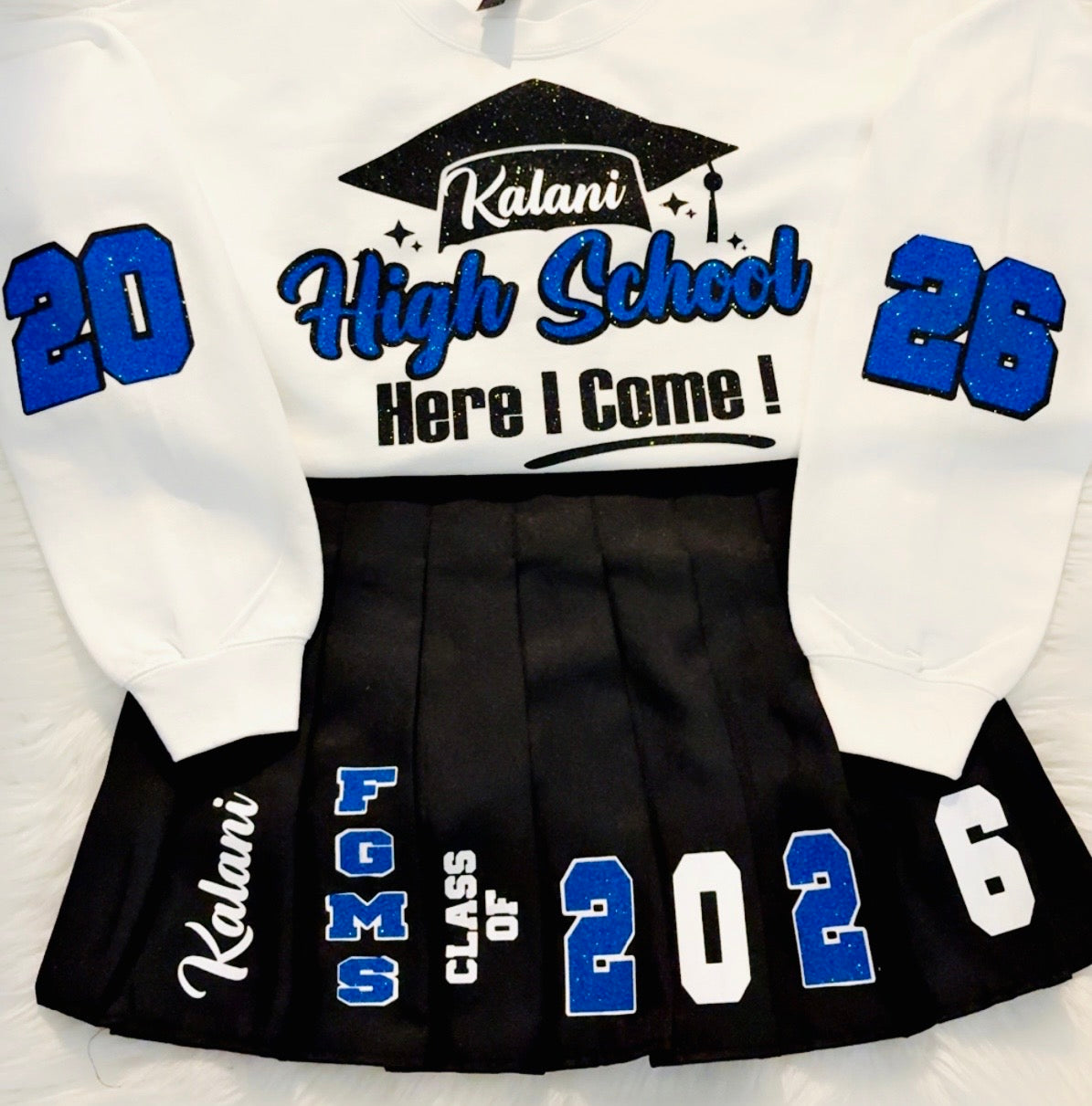 Personalized Skirt Set 2026 Skirt Set | 5TH grade graduation skirt set | elementary school skirt skirt set