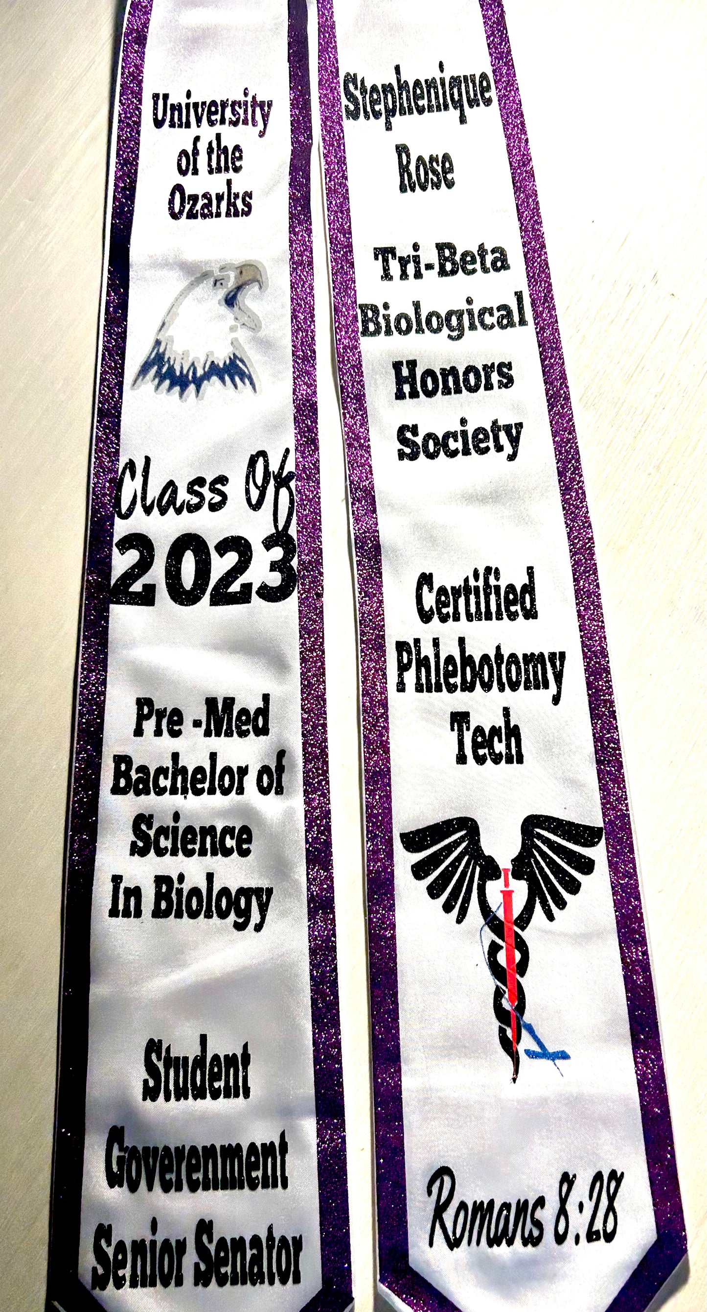 Custom Graduation Stole