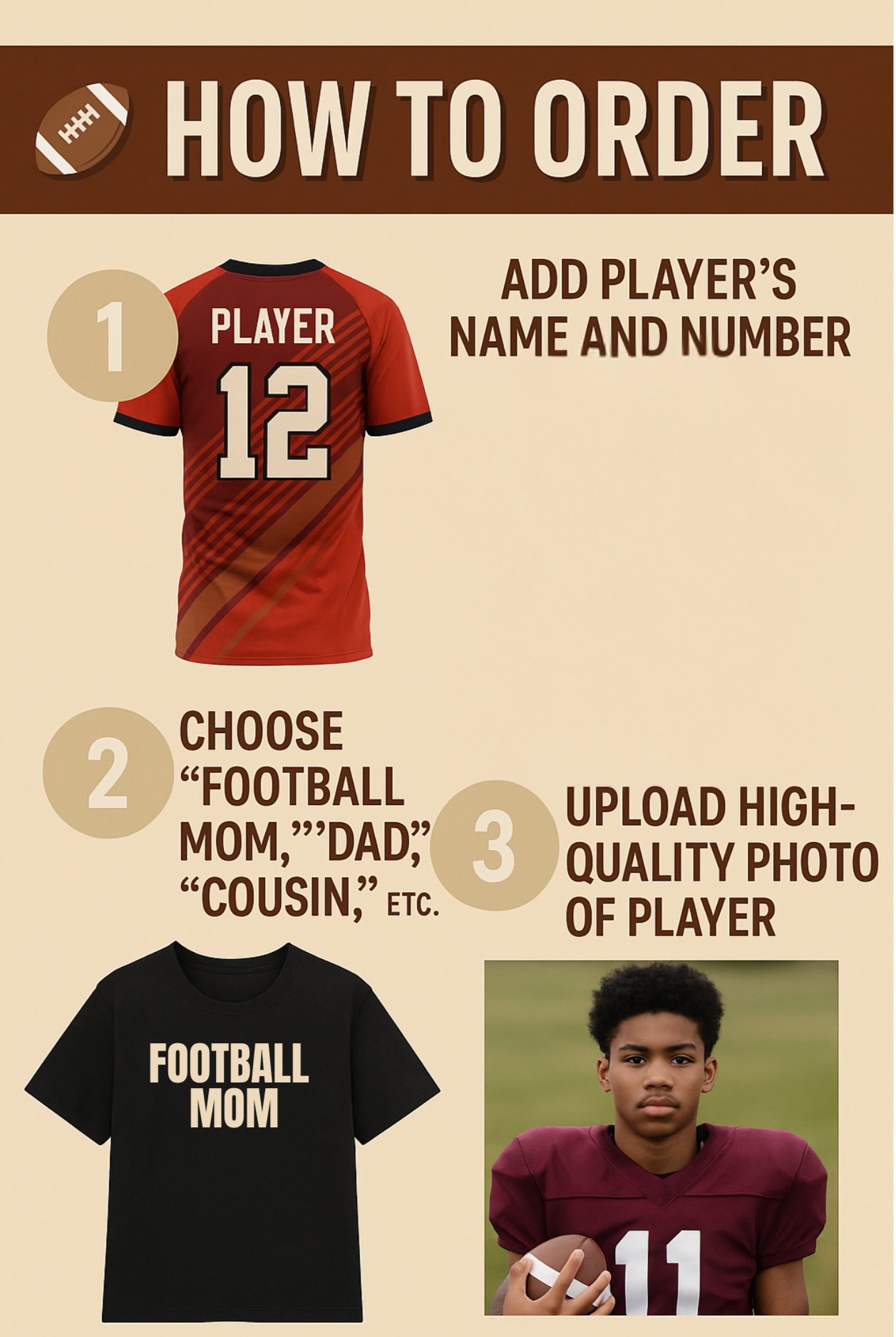 Cheer & Football Jersey