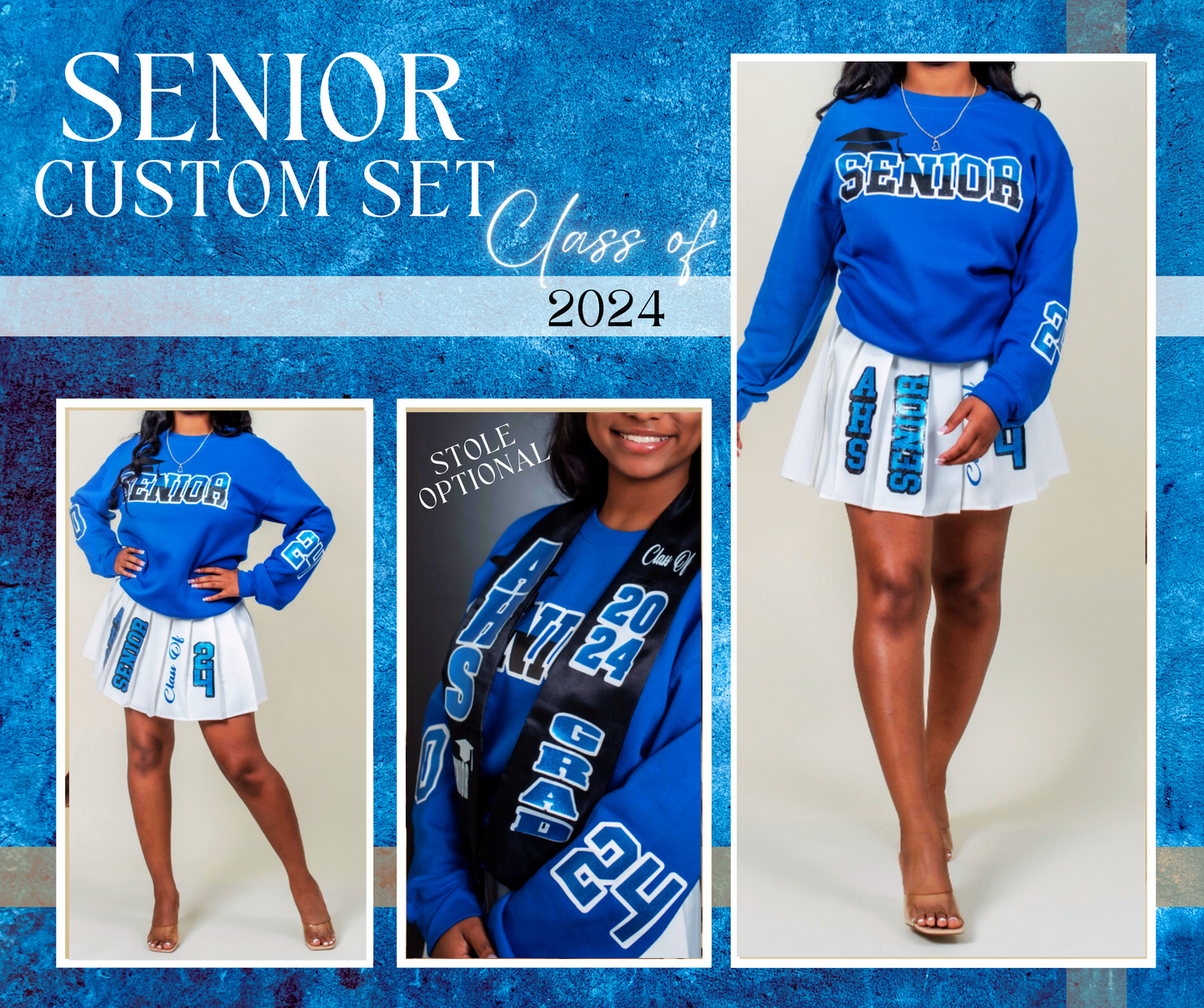 Personalized Senior Skirt Set / Graduation skirt set 2025