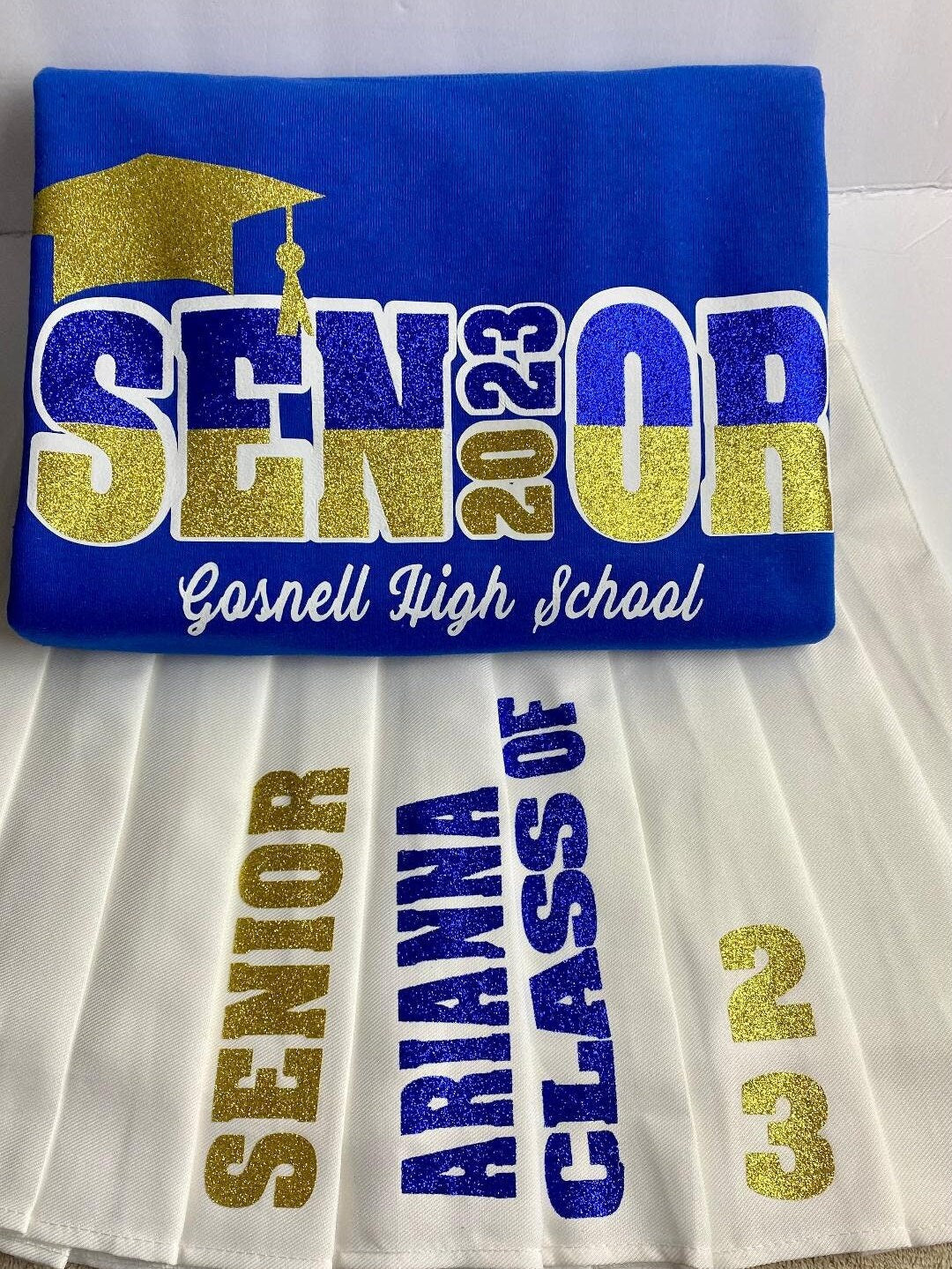 Personalized Senior Skirt Set / Graduation skirt set 2025