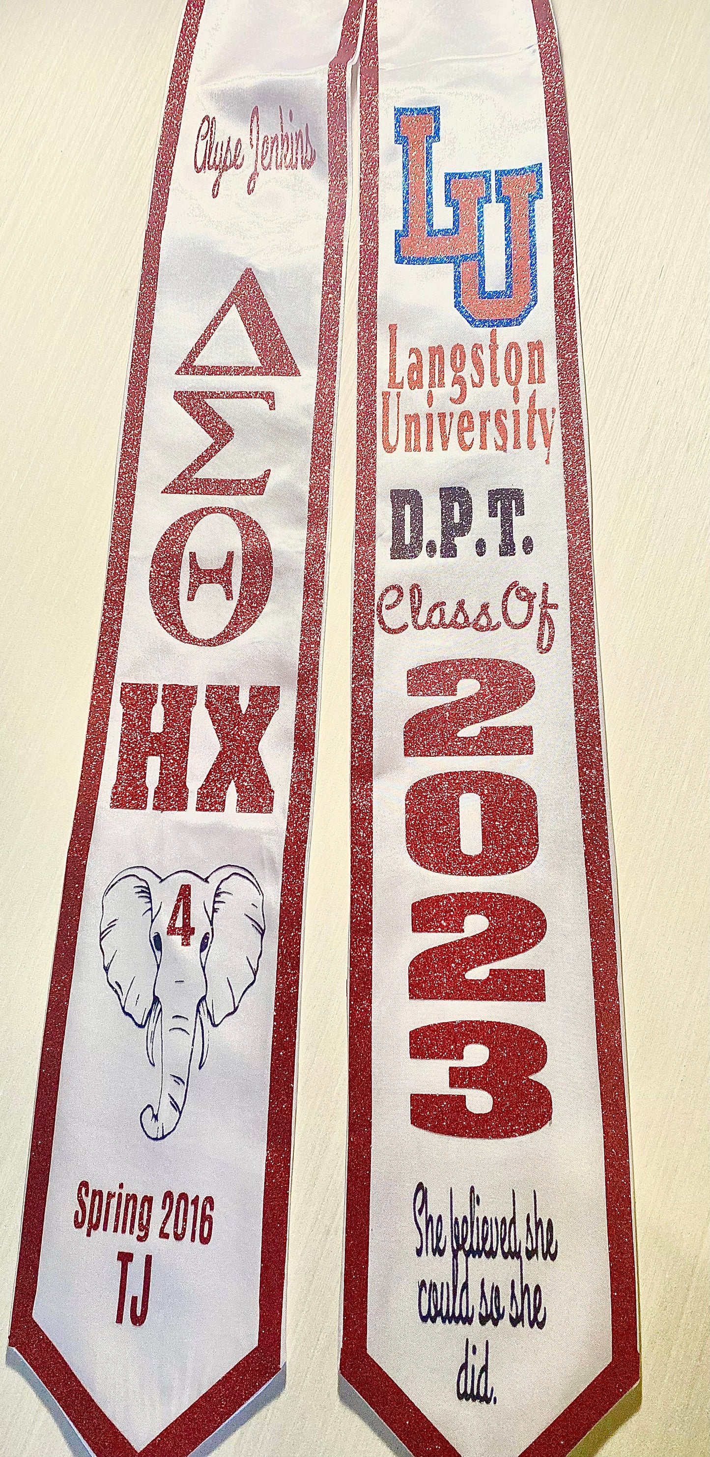 Custom Graduation Stole